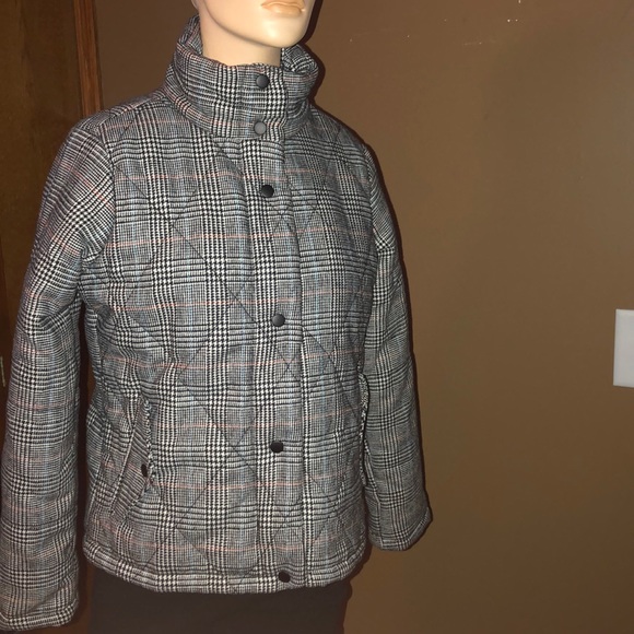 a new day houndstooth puffy jacket small - Picture 7 of 8